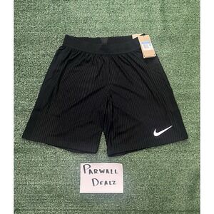 Nike Dri-Fit ADV 8" VaporKnit Black Soccer Shorts FZ9352-410 Men's Medium